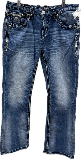 Vist Large View of Product Image Which is Used Rock Revival Mens Denim 34W