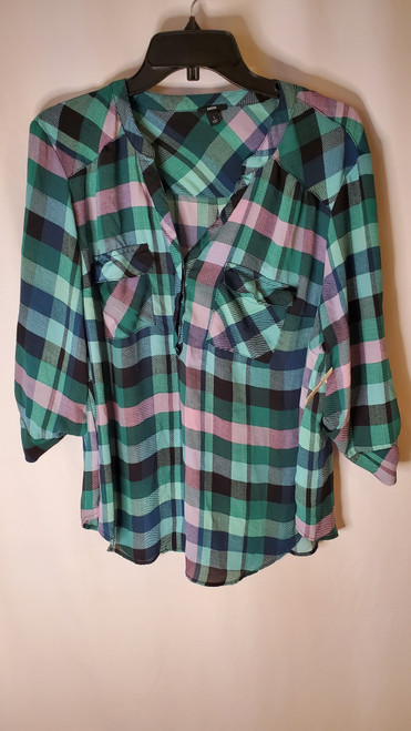 Vist Large View of Product Image Which is Used Torrid Long Sleeve Top 1X-18
