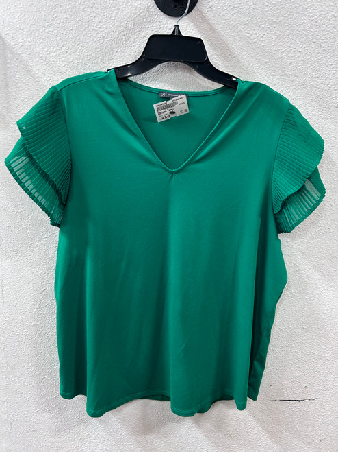 Vist Large View of Product Image Which is Used Adrianna Papell Short Sleeve Top XL-16