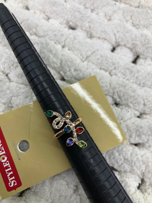 Vist Large View of Product Image Which is Used Multi Color Ring (Size 9)