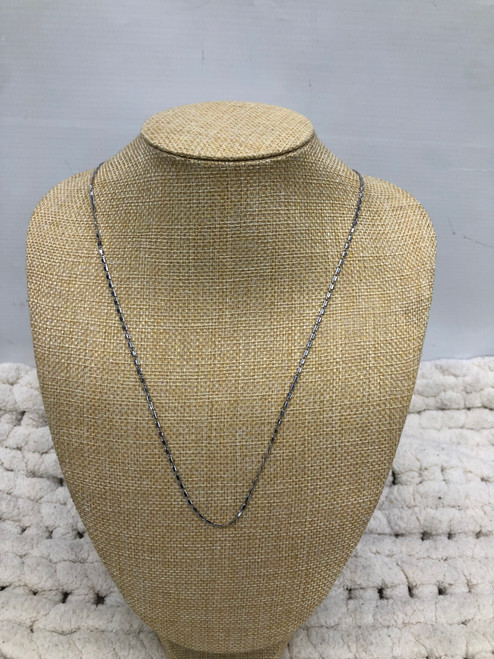 Vist Large View of Product Image Which is Used Silver Tone Necklace