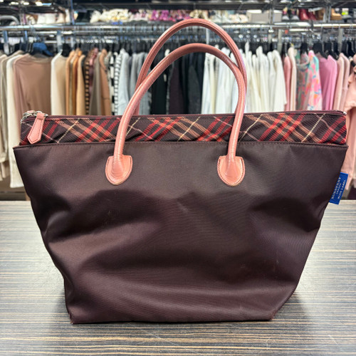 Vist Large View of Product Image Which is Used Burberry Large Handbag