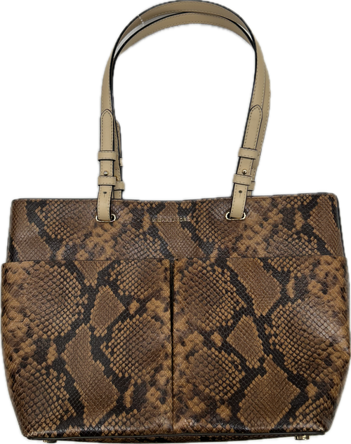 Vist Large View of Product Image Which is Used Michael Michael Kors Large Leather Handbag