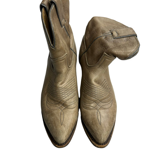 Vist Large View of Product Image Which is Used Frye Ankle Boots 6.5