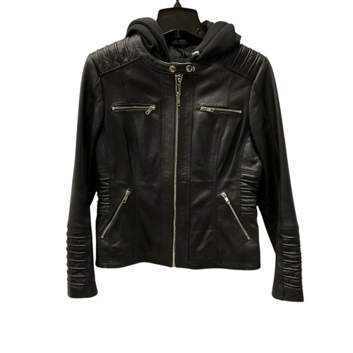 Vist Large View of Product Image Which is Used Unbranded Leather Jacket S-4/6