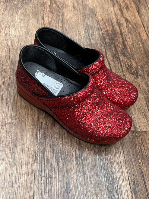 Vist Large View of Product Image Which is Used Dansko Clogs 7.5