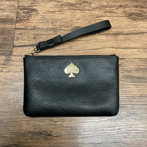 Vist Large View of Product Image Which is Used Kate Spade New York Leather Wristlet