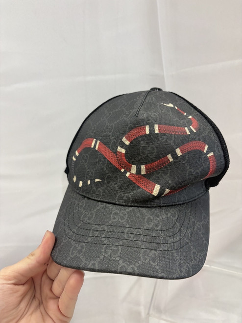 Vist Large View of Product Image Which is Used Gucci Kingsnake Hat XL 16/33