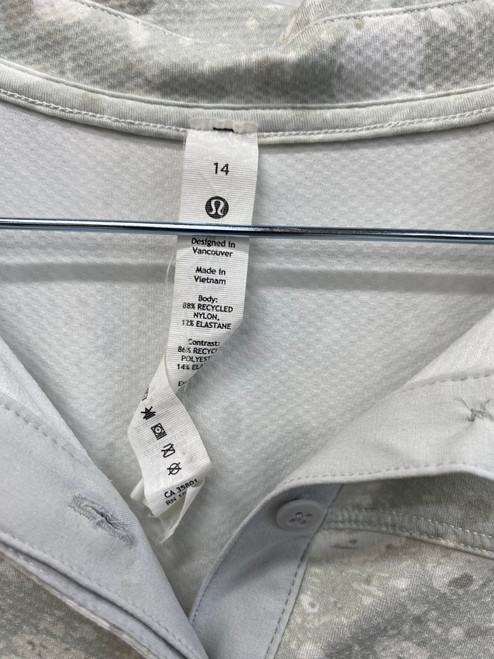 Vist Large View of Product Image Which is Used Lululemon Athletica Active Short Sleeve L-12/14