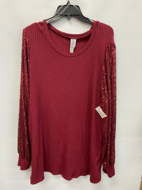 Vist Large View of Product Image Which is Used Honeyme Long Sleeve Top XXL-20