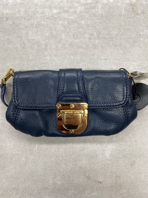 Vist Large View of Product Image Which is Used Michael Michael Kors Leather Wristlet