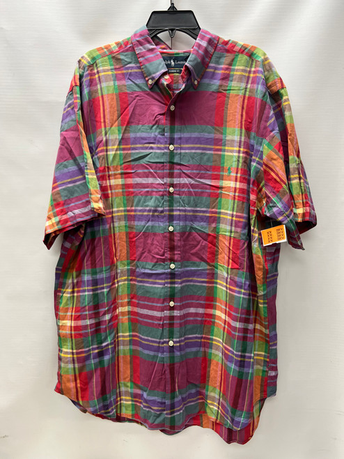 Vist Large View of Product Image Which is Used Ralph Lauren Mens Short Sleeve Top XL/17-17.5