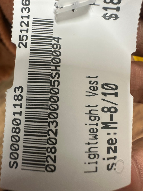 Vist Large View of Product Image Which is Used Unbranded Lightweight Vest M-8/10