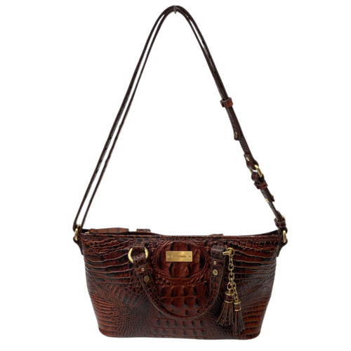 Vist Large View of Product Image Which is Used Brahmin Large Leather Handbag