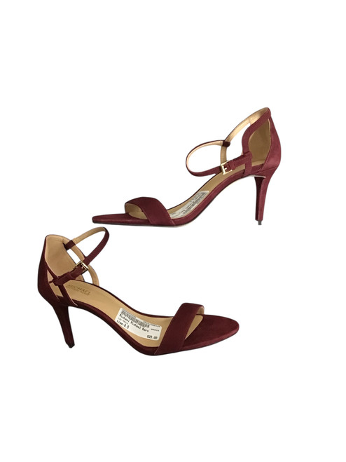 Vist Large View of Product Image Which is Gently used red Michael Kors heels.