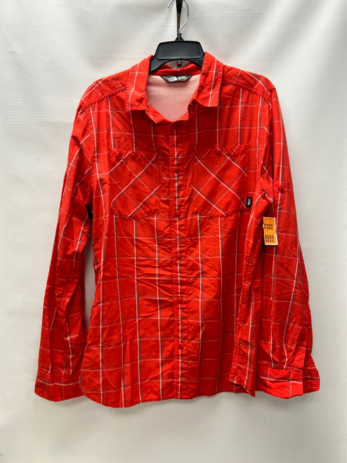 Vist Large View of Product Image Which is Used The North Face Mens Long Sleeve Top L/16-16.5