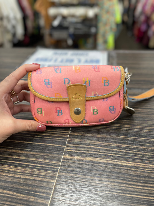 Vist Large View of Product Image Which is Used Dooney & Bourke Leather Wristlet