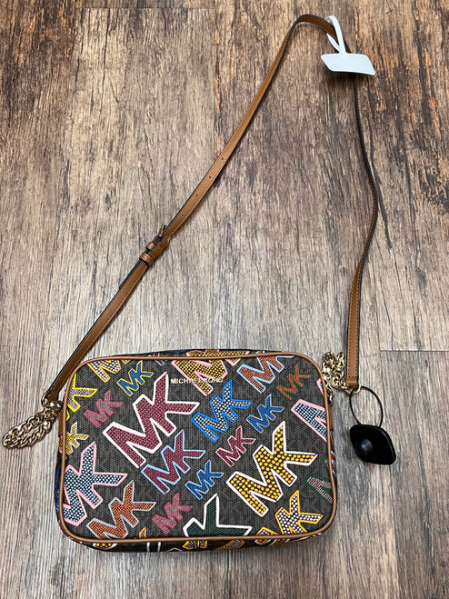 Vist Large View of Product Image Which is Used Michael Michael Kors Large Leather Handbag