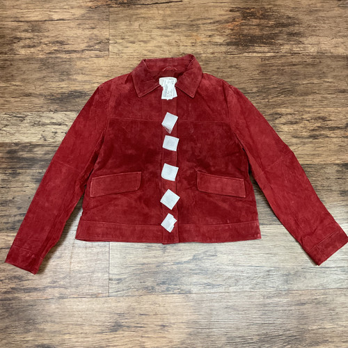 Vist Large View of Product Image Which is Used Zara Basic Leather Jacket L-12/14