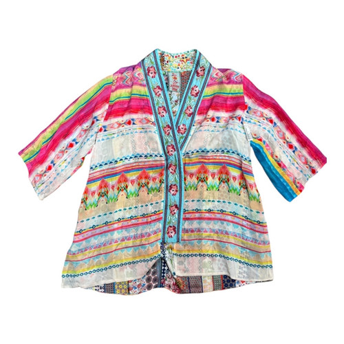 Vist Large View of Product Image Which is Used Johnny Was Short Sleeve Top XS-0/2