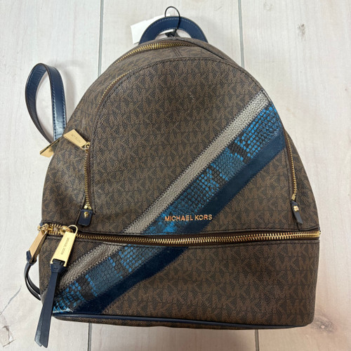 Vist Large View of Product Image Which is Used Michael Michael Kors Large Leather Handbag