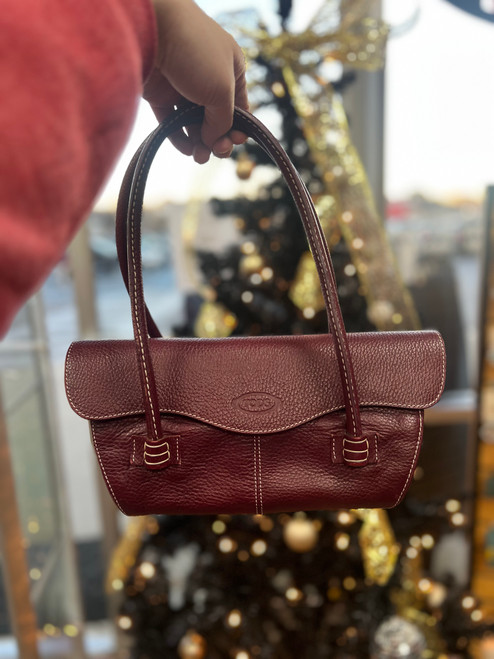 Vist Large View of Product Image Which is Used Tod's Small Leather Handbag