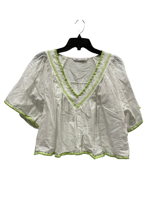 Vist Large View of Product Image Which is Used Zara Short Sleeve Top XS-0/2