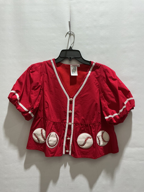 Vist Large View of Product Image Which is Used Unbranded Short Sleeve Top XS-0/2