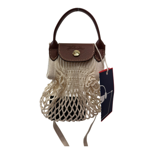 Vist Large View of Product Image Which is Used Longchamp Mesh Mini Bag
