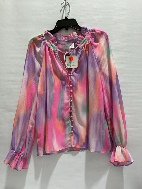 Vist Large View of Product Image Which is Used Lavender Brown Long Sleeve Top L-12/14