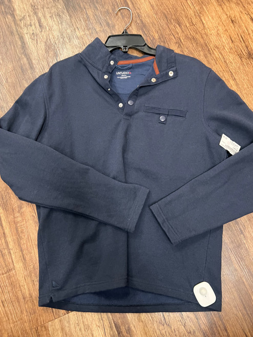 Vist Large View of Product Image Which is Used Untuckit Mens Long Sleeve Top M/15-15.5