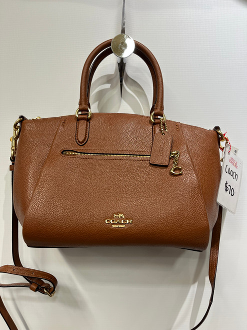 Vist Large View of Product Image Which is Used Coach Large Leather Handbag