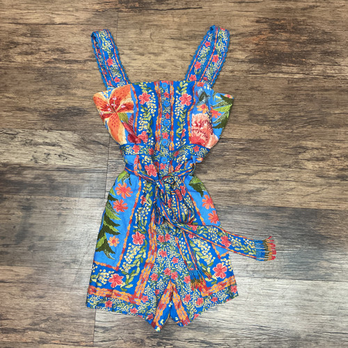 Vist Large View of Product Image Which is Used Farm Rio Romper M-8/10