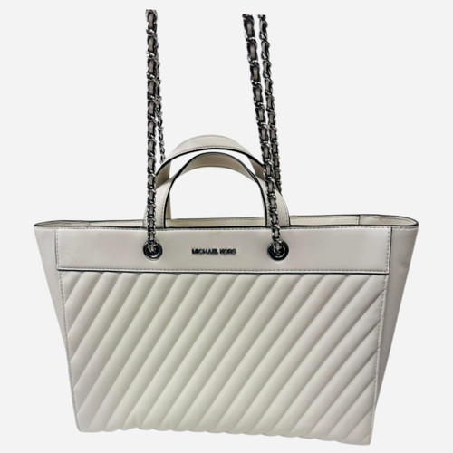 Vist Large View of Product Image Which is Used Michael Michael Kors Rose Quilted Tote