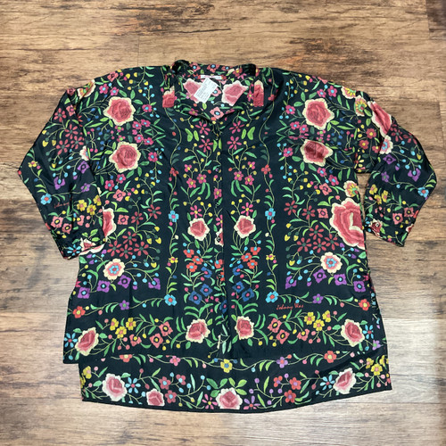 Vist Large View of Product Image Which is Used Johnny Was Long Sleeve Top S-4/6