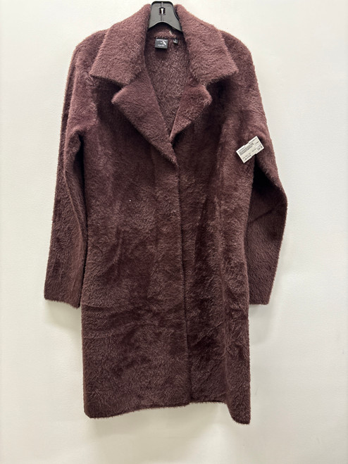 Vist Large View of Product Image Which is Used Burgundy Devotion by Cyrus Long Heavy Coat S-4/6