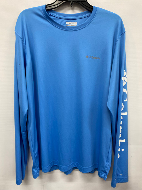 Vist Large View of Product Image Which is Used Columbia Mens Long Sleeve Top L/16-16.5
