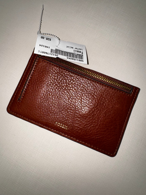 Vist Large View of Product Image Which is Used Fossil Leather Wallet