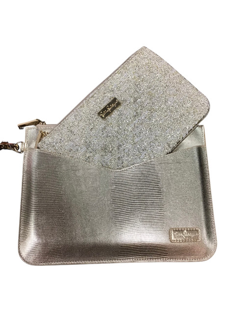 Vist Large View of Product Image Which is Used Lilly Pulitzer Leather Wristlet