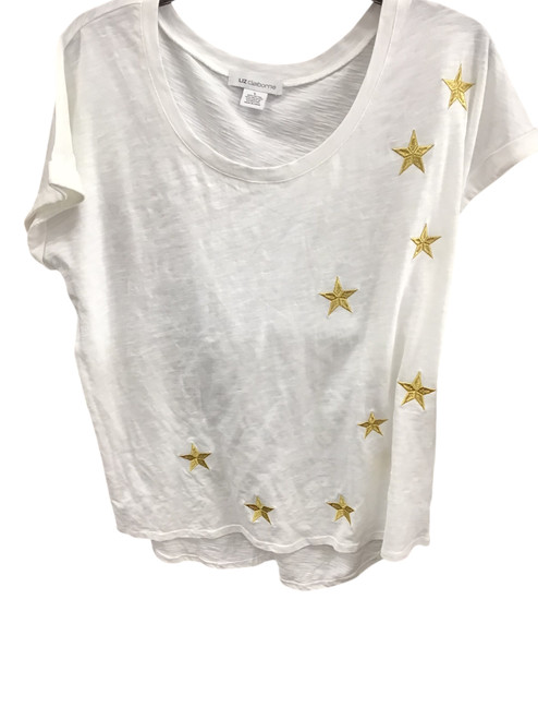 Vist Large View of Product Image Which is Used Liz Claiborne Short Sleeve Top L-12/14