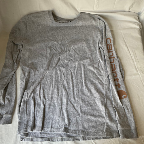 Vist Large View of Product Image Which is Used Carhartt Mens Long Sleeve Top S/14-14.5