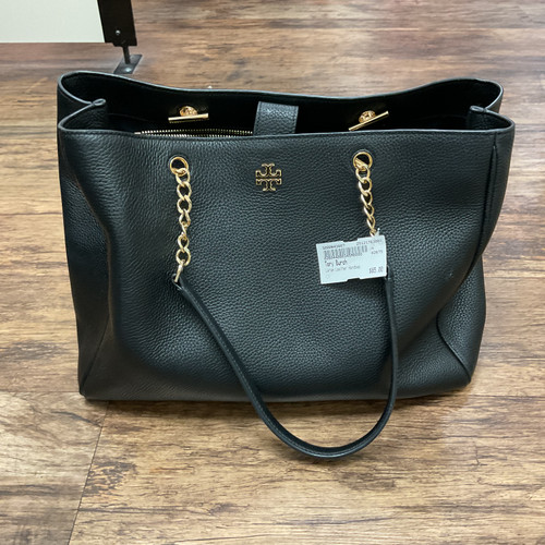 Vist Large View of Product Image Which is Used Tory Burch Large Leather Handbag