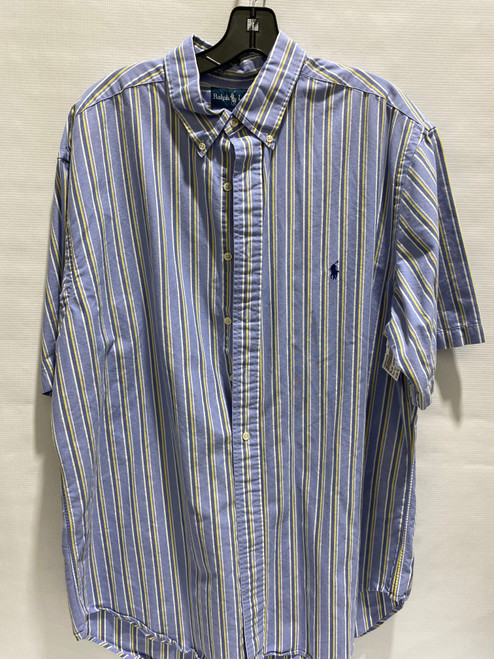 Vist Large View of Product Image Which is Used Ralph Lauren Mens Short Sleeve Top XL/17-17.5