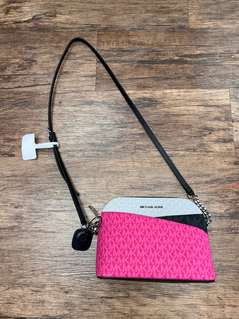 Vist Large View of Product Image Which is Used Michael Michael Kors Large Leather Handbag