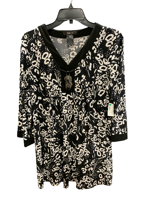 Vist Large View of Product Image Which is Used Style&Co Long Sleeve Top S-4/6