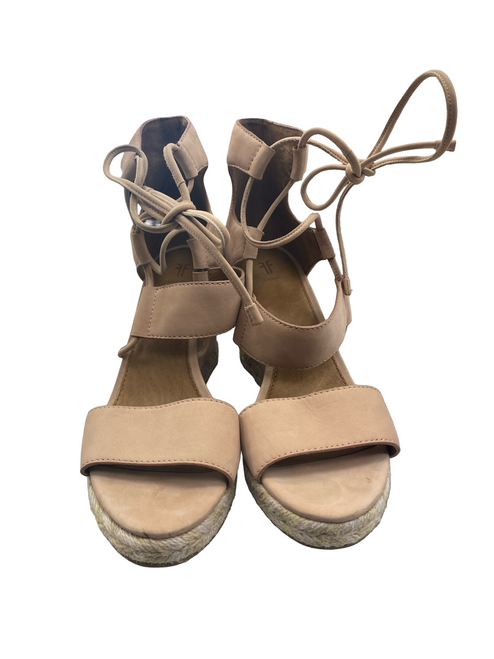 Vist Large View of Product Image Which is Used Frye Wedge Sandals 8