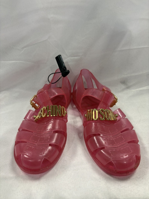 Vist Large View of Product Image Which is Used Moschino Jelly Sandals