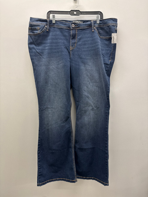 Vist Large View of Product Image Which is Used Blue Torrid Slim Fit Bootleg Denim 22-36 (plus)