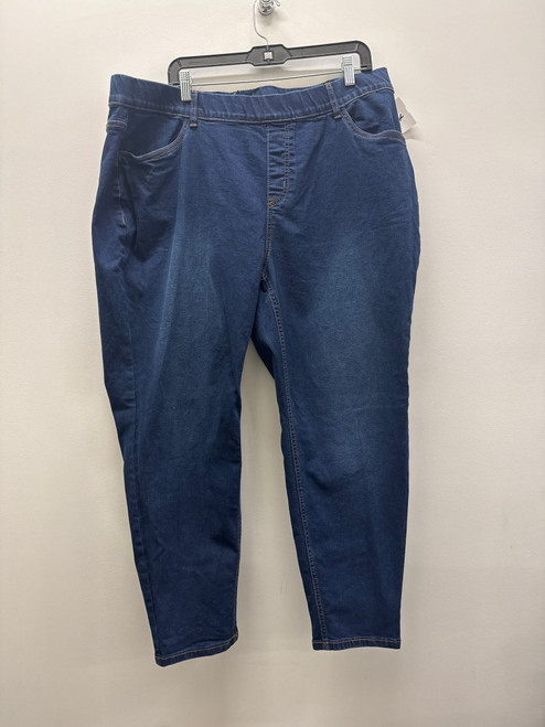 Vist Large View of Product Image Which is Used  Bloomchic  Pullon Jegging Denim 22-36 (plus)