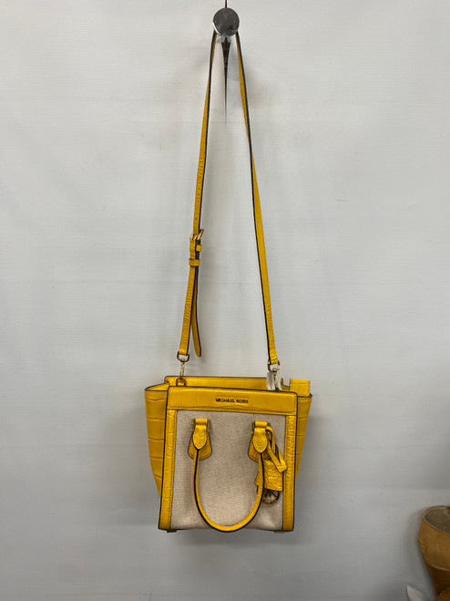 Vist Large View of Product Image Which is Used Michael Michael Kors Large Leather Handbag